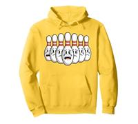 Cartone Animato Divertente Birilli Felpa con Cappuccio