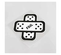 Cartone animato divertente modellazione di auto cerotto adesivo for finestra adesivo for protezione solare impermeabile in PVC 11,5 cm * 11,2 cm(11.5cmx11.2cm)