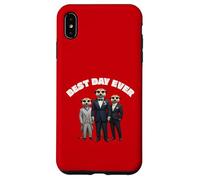 Cartone animato divertente per matrimoni suricati: sposo e testimoni dello sposo Custodia per iPhone XS Max