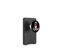 Cartone animato Donna Nera Circondata Da Gatti Amante Gatto Mamma PopSockets PopWallet per MagSafe