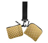 Cartone animato Dot Oro Portamonete Porta Carte Delle Donne Cambiamento Piccolo Portatile Della Chiusura Lampo Portafoglio Coin Bag con Cerniera Tasca Monete per Le, Cartoon dot oro, 1 size, Casual
