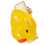 Cartone animato Duck Animal Hair Barrettes Realistics Duckling Form Forcina per capelli per discoteche, feste e affermazioni quotidiane