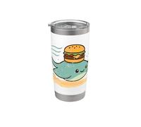 Cartone animato equilibrio hamburger stingray Bicchiere termico in acciaio inox doppia parete