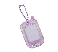 Cartone animato Forma Del Telefono 2,5 cm Acrilico Coreano Photocard Holder Portachiavi Pendenti Idol Piccolo Photo Card Holder Case Bag Charm Photocard Organizzatori