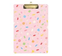 Cartone animato Fuochi D'artificio Nastro Rosa A4 auto Appunti Pt Hard Board per il Primo Anno Insegnante Must Haves Dimensioni 9 x 12