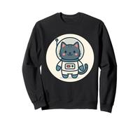 Cartone Animato Gatto Astronauta Kawaii Felpa