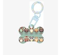 Cartone animato Gufi Carino Stampa Dog Tag Osso A Forma Di Doppio Modello Lati Del Cane ID Tag A Forma Di Osso Pet Nome Tag Cane Collare Tag