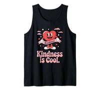 Cartone animato Kindness is Cool Heart con scarpe da ginnastica e motivo amore Canotta