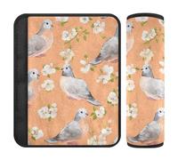 Cartone animato lutto colomba uccelli pesca 2 pack imbottito cintura di sicurezza copertura più comfort guida per zaino accessori para carro