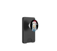 Cartone animato Maria di Nazareth in Natale umore PopSockets PopWallet per MagSafe