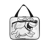 Cartone animato Minimalista Cane Carino Appeso Viaggio Organizzatore Borse con Gancio, Designer Carino Borsa da Barba per gli Uomini per la mamma Crociere envase para Profumo de