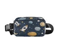 Cartone animato Navy Space Blue Marsupio alla moda Marsupio per le donne d'affari Grande Capacità con Cinghia Regolabile per lo Shopping Sport Lavoro mandiles para mujer de cocina