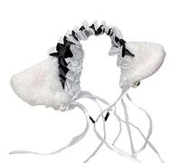 Cartone animato per capelli a forma di orecchio lavaggio viso supporto per capelli festa di Halloween copricapo per bambini donne fasce in peluche donne lavaggio viso fasce morbide spa professionale
