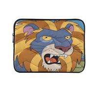 Cartone animato Roaring Lion Head imbottito Laptop Sleeve Case 13 Pollice Morbido Trapuntato Laptop Bag Impermeabile Manicotti del Computer