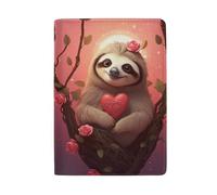 Cartone animato San Valentino Bradipo Mens passaporto titolare per viaggio passaporto copertura per le donne, Cartone animato San Valentino Bradipo