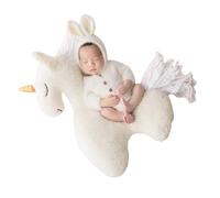 Cartone animato singolo cornuto cavallo neonati foto puntelli fotografia bambino aiuto posa creazione di ricordi casa o studio neonati fotografia puntelli