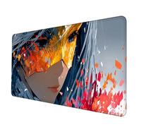 Cartone Animato Tappetino Mouse XXL 700 x 300mm, Tappetino Mouse Donna Mousepad con Bordi Cuciti, Impermeabile Tappeto Scrivania Base in Gomma Antiscivolo Sottomano Scrivania per PC, Laptop -hjw2506AX