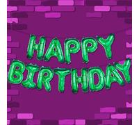 Cartone animato Tartaruga Verde Felice Brthday Banner Comics Supereroe Tema Sfondo Decorazioni per Feste Forniture per Ragazzi Bambini