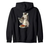 Cartone Animato Zebra Felpa con Cappuccio