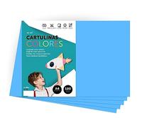 Cartone colorato, formato A4, colori intensi, fogli colorati da 180 g, per lavori artigianali, stampe di documenti e disegni creativi, fogli colorati A4 · m-office (100 fogli, turchese)