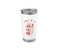 Cartone di Latte alla Fragola Giapponese Giappone Bicchiere termico in acciaio inox doppia parete