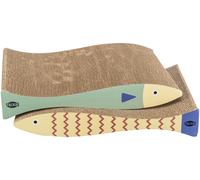 Cartone graffiato 40 × 30 × 11 cm menta/crema