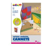 Cartone Ondulato Cannetè CWR - metallizzata - 50x70 cm - argento - 2225/2 (conf.