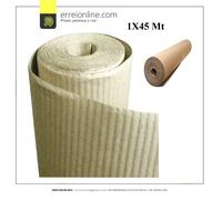 CARTONE ONDULATO ROTOLO PROTETTIVO DA 45 MT ALTEZZA 1MT