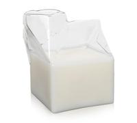 Cartone per Latte In Vetro, 250ml Occhiali da Cocktail Quadrati con Tazza di Vetro, Mini Brocca Quadrata per Latte, Caffè, Acqua, Succo di Frutta, Bevande
