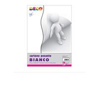 CARTONE PESANTE BIANCO CM 50 X 70 CONFEZIONE 10 CARTONCINI SPESSORE 1,3 MM