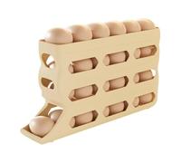 Cartone pratico per uova con scomparti visibili per frigorifero organizzato contenitore per uova a più strati