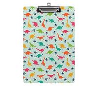 Cartoni Animati Dinosauri Formato A4 Appunti Divertente Estetica Lavoro Studiare Lettera Lavagna per Appunti Standard 12,5×8,5 in Pannello rigido per Aula Scolastica Bambini che scrivono Disegni