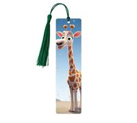 Cartoni animati Giraffa Segnalibro in Legno per Uomini Donne Insegnanti Regalo Vintage Fatto a Mano Segnalibri per Leggere Segnalibri da Appendere Etichette Regalo Ornamenti Segnalibri in Legno con