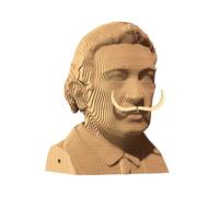 CARTONIC Puzzle 3D in cartone scultura - Dali - Puzzle 3D in cartone - Il cartone si trasforma in una figura in rilievo - per tutte le età - 140 pezzi puzzle in cartone 3D