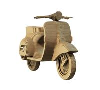 Set di puzzle 3D Cartonic - Scooter - Puzzle 3D in cartone - Il cartone si trasforma in una figura in rilievo - tutte le età - 75 pezzi Cardboard 3D Jigsaw Puzzle