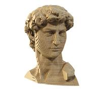 Set di puzzle 3D Cartonic - David - Puzzle 3D in cartone - Il cartone si trasforma in una figura in rilievo - tutte le età - 94 pezzi Cardboard 3D Jigsaw Puzzle