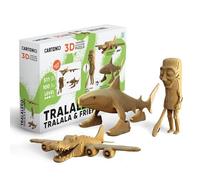 CARTONIC Tralalero Tralala e Amici Trio Cartone 3D Puzzle Set - 3 Modelli, 511 Pezzi in Materiali Riciclati Sculture Fai da Te