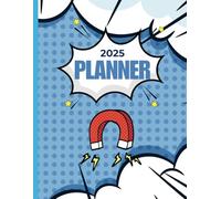 Cartoon 2025 Monthly Weekly Planner: fun gifts for freinds, family and coworkers.