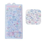 Cartoon 3D Adesivi Nail Art Decalcomanie Scrapbooking Sticker per Laptop Copertura del telefono Bottiglia di acqua Skateboard Abbellimento Adesivo Decorativo Decorazione