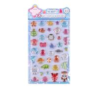 Cartoon 3D Stickers, Animal Aesthetic Decals, Character Labels, Eye Catching Design Visual Depth Appeal, Self Adhesive PVC Paper Finish, Use for Laptop Phonecase Skateboard Journaling