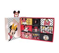 CARTOON Accessori per capelli Minnie Mouse, Disney, 12 pezzi, elastici, mollette, pinze, scatola regalo