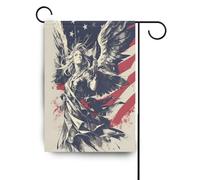 Cartoon Angel 4th Of July Independence Day bandiere all'aperto banner colorato per la decorazione del giardino 28x40 double sided