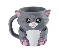Cartoon Animal Dessert Accessori Impugnatura ergonomica e doppi cucchiai cassetto segreto gelato pinte Cup Holder Set carino animale gelato titolare