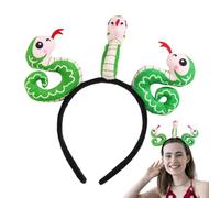 Cartoon Animal Snake Hairband, Face Wash Snake Headband, Holiday Snake Mascot Décor, Snake Themed Birthday Headband, Snake Costume Hair Accessory, Chinese Snake Headband, Cartoon Snake Band