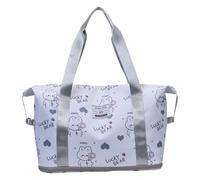 Cartoon Animal Travel Bag Fitness Weekenners Durante La Notte Allenamento Espandibile Con Separazione Secca E Bagnata Da Viaggio Sport Baggage Gym Fitness Con Separazione Secca E Umida
