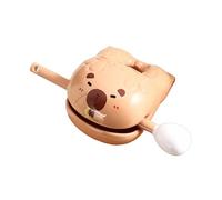 Cartoon Animal Wood Fish Percussion Toying Strumento Musicale Funny Office Musical Strument Small Temple Block Desktop Decoration Ornament Figurina Figurina Strumento