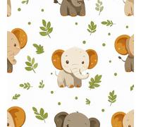Cartoon Animale Carta da Parati Rimovibile Carino Elefante Autoadesiva Impermeabile Ispessita Opaco Pellicola Adesivo Mobilia Decorativo Rullo Sticker per Cucina Camera da Letto Bagno 0.4x5 m