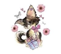 Cartoon Animals Children Temporary Tattoo Sticker Small Waterproof Fake Body Art Tattoos Cute Dog Cat(016)