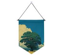 Cartoon Animation Sense Yellow Field appeso banner con asta telescopica Banner decorazioni per feste all'aperto per Festival e giorno speciale