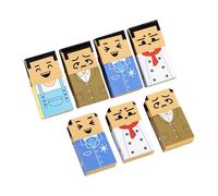 Cartoon Balding Man Eraser Facile Cancellazione Matita Gomme per Kid Gioco Premio Studenti Ricompense Natale Stocking Fillers Divertente scomparsa Gomma per capelli